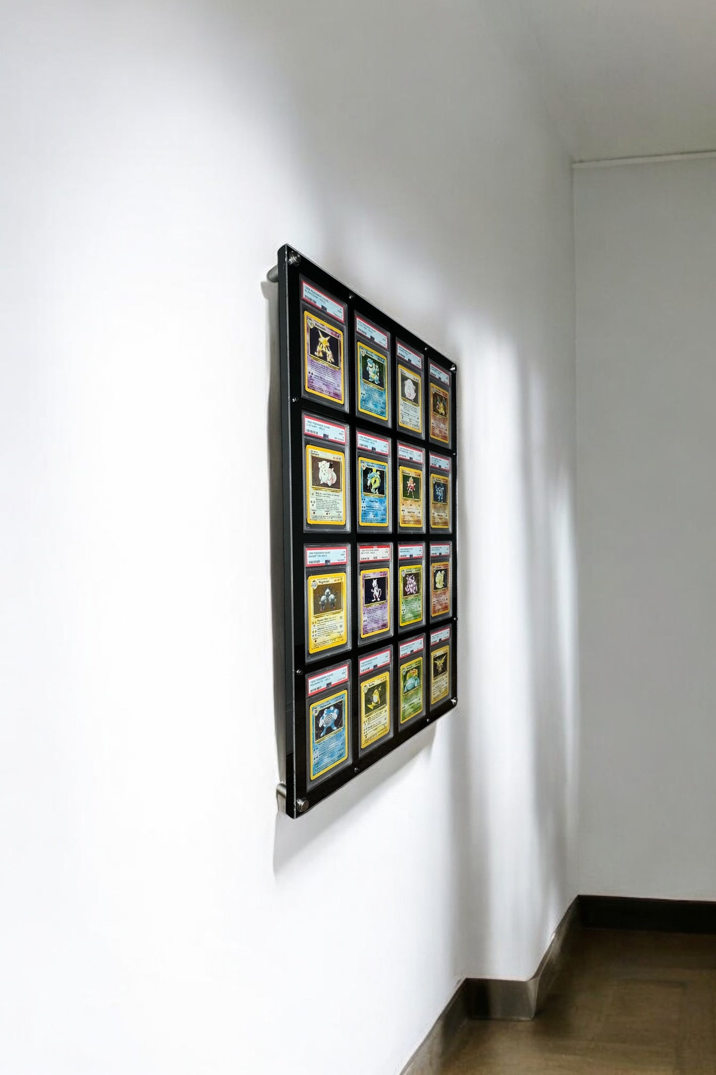 16 Grid PSA/CGC ACRYLIC Wall Frame with UV Protection