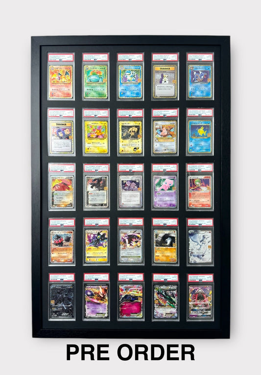 Sold Out - PRE ORDER: 25 Grid PSA/CGC Wall Frame