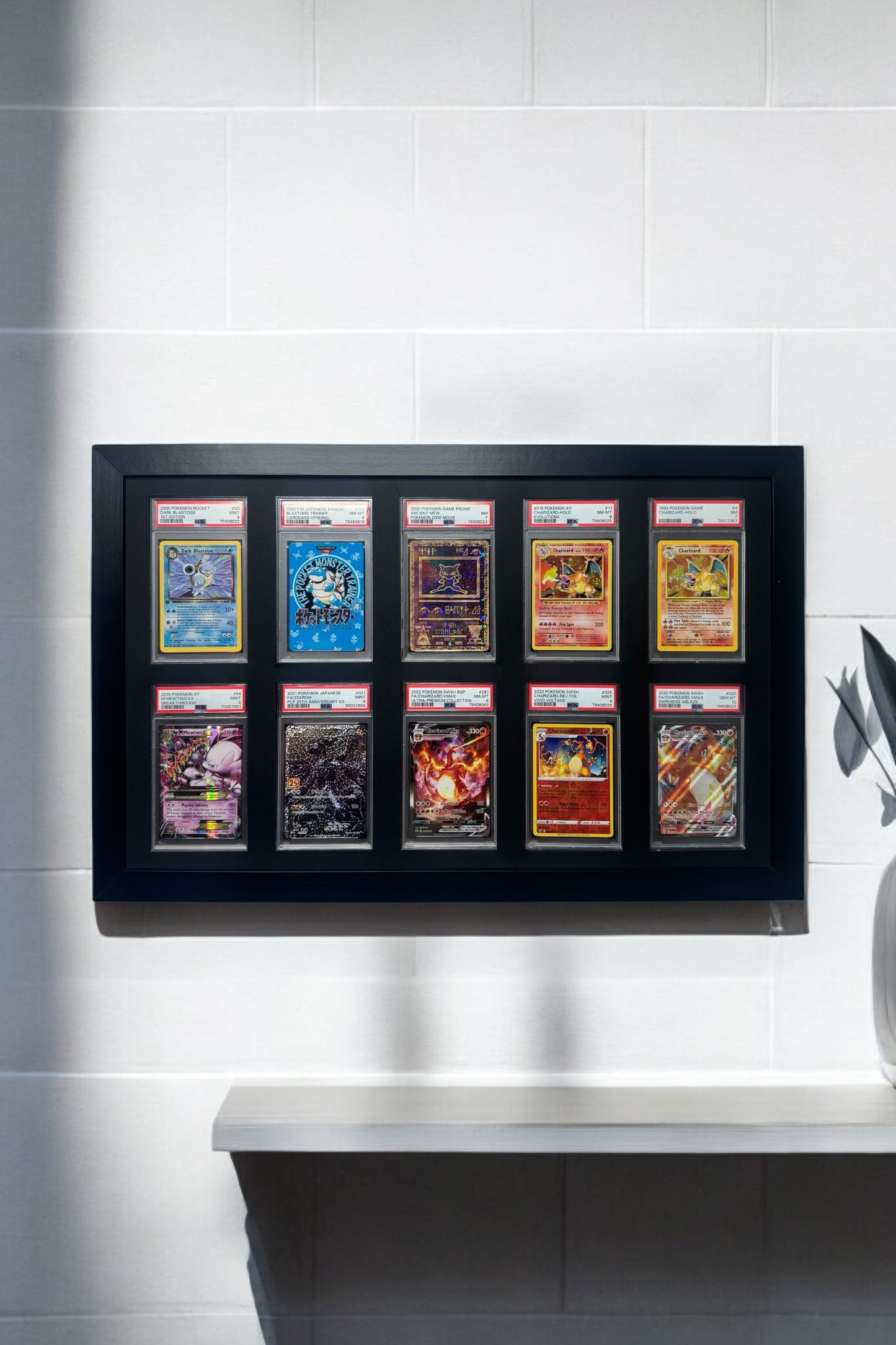 10 Grid PSA/CGC Wall Frame 5x2 Layout