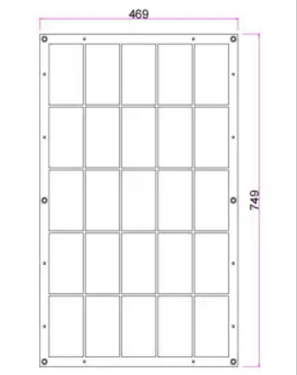 PRE ORDER: 25 Grid PSA/CGC Acrylic Wall Frame with UV Protection