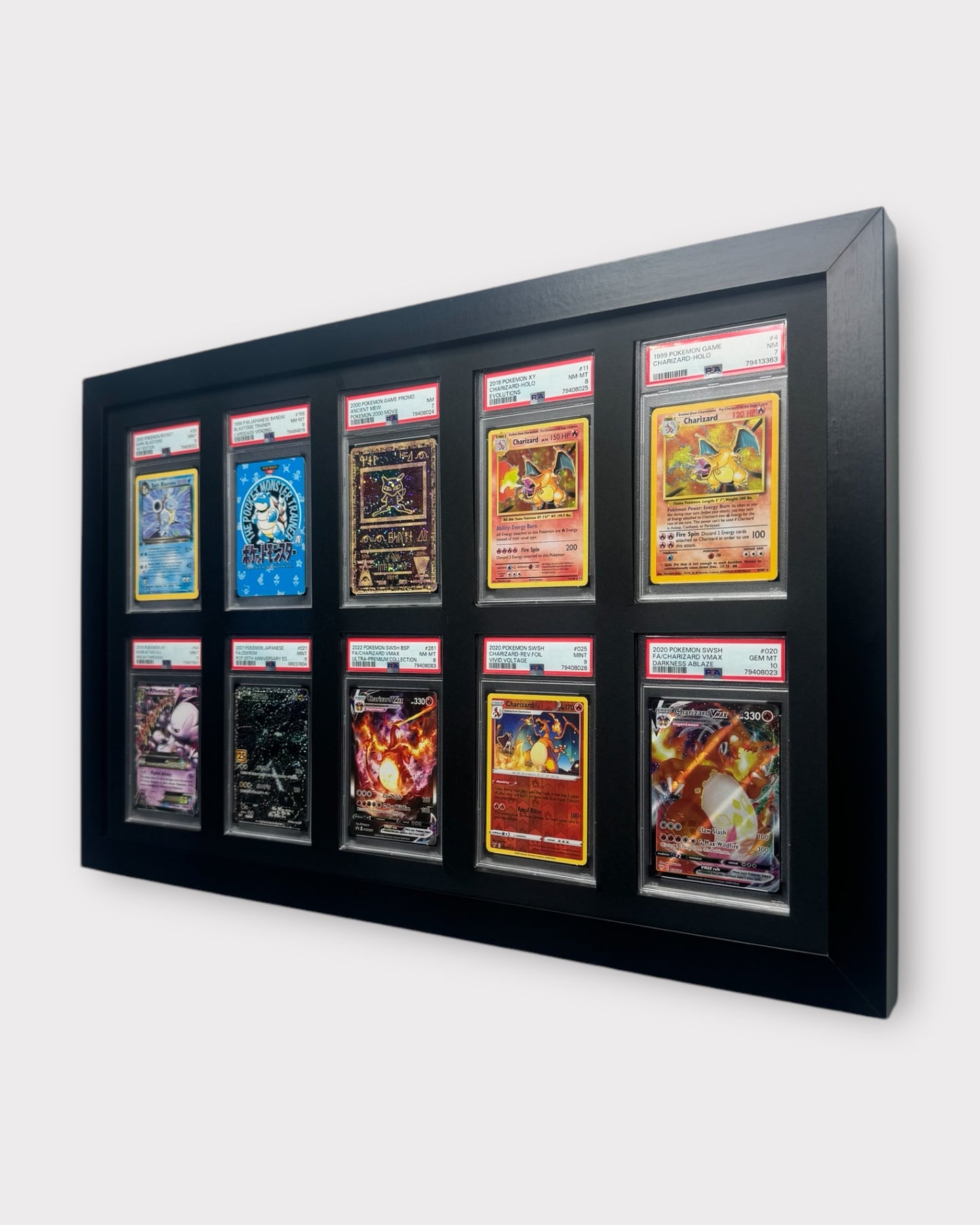 10 Grid PSA/CGC Wall Frame 5x2 Layout