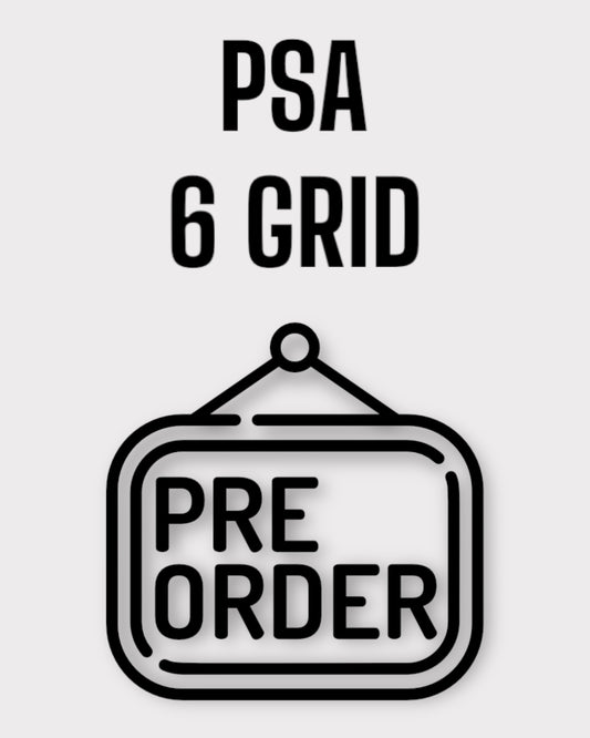 PRE ORDER: 6 Grid PSA/CGC Wall Frame 6x1 Layout