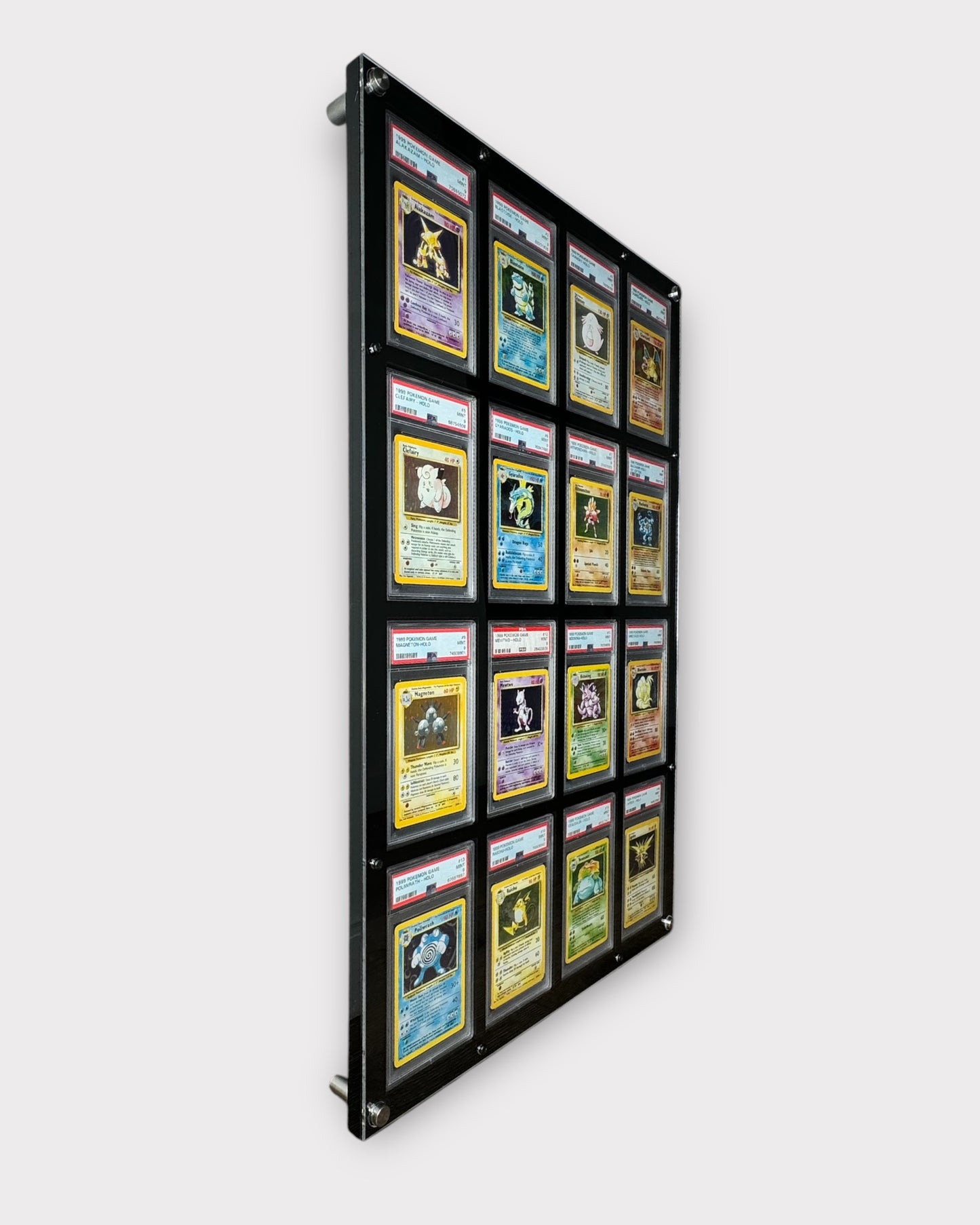 16 Grid PSA/CGC ACRYLIC Wall Frame with UV Protection