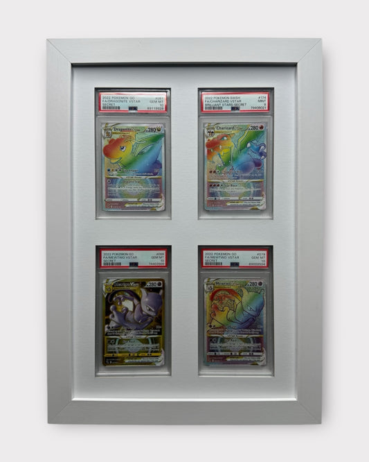 4 Grid PSA/CGC WHITE Wall Frame