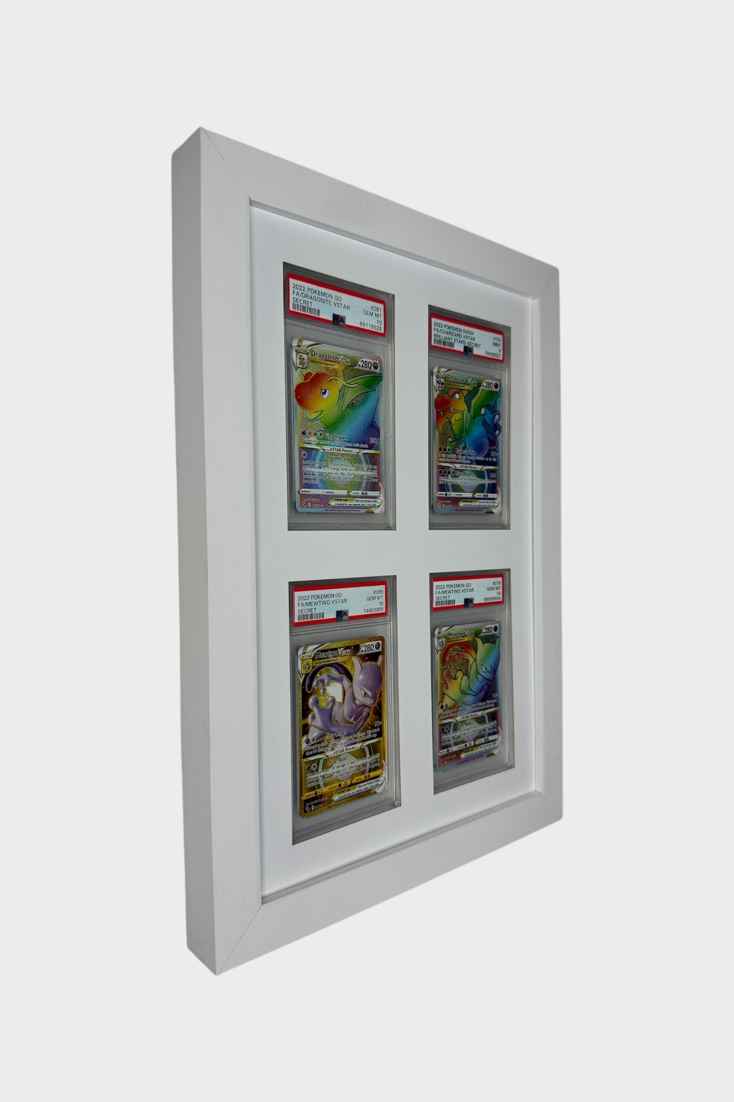 4 Grid PSA/CGC WHITE Wall Frame