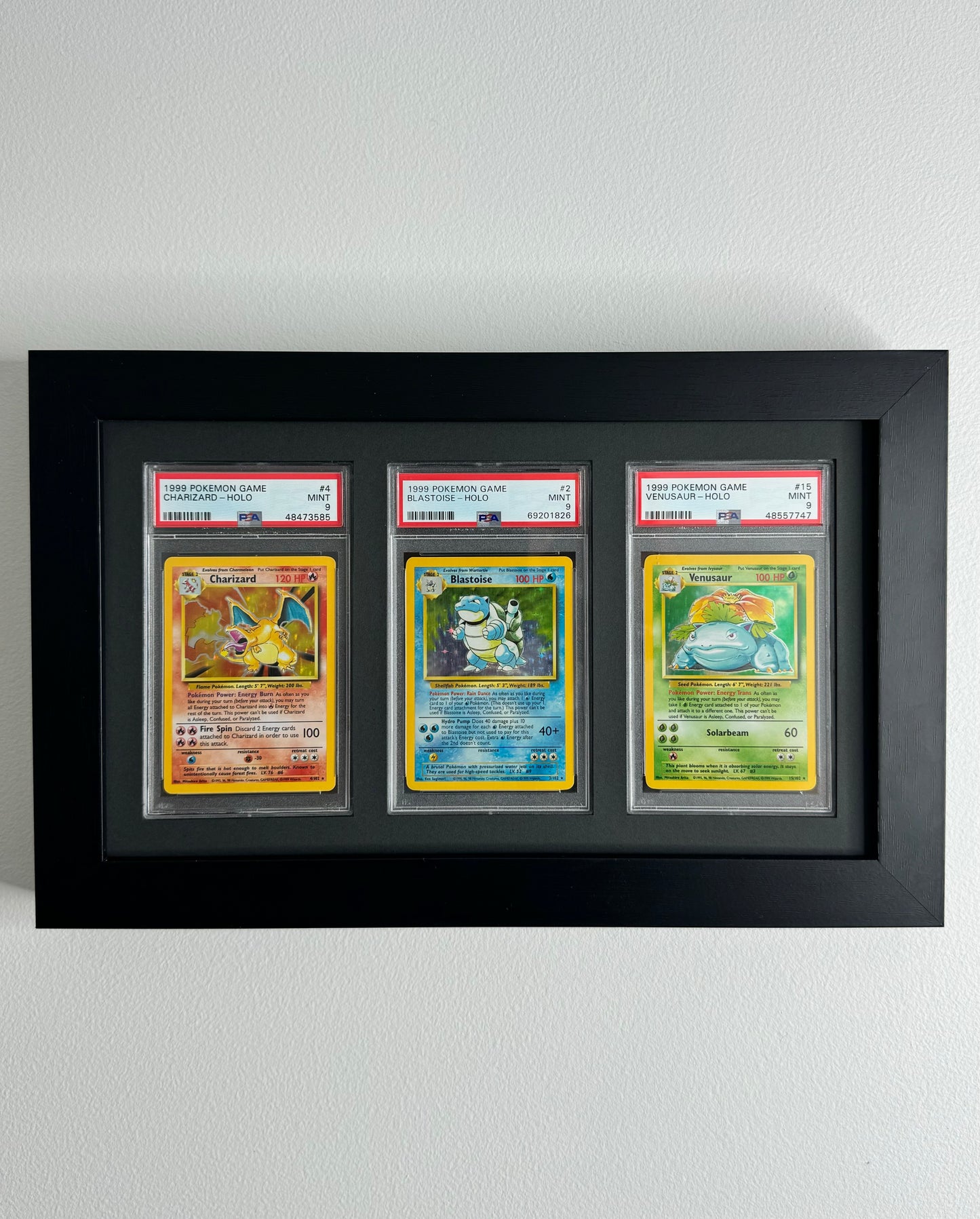 Sold Out: PRE ORDER 3 Grid PSA/CGC Wall Frame