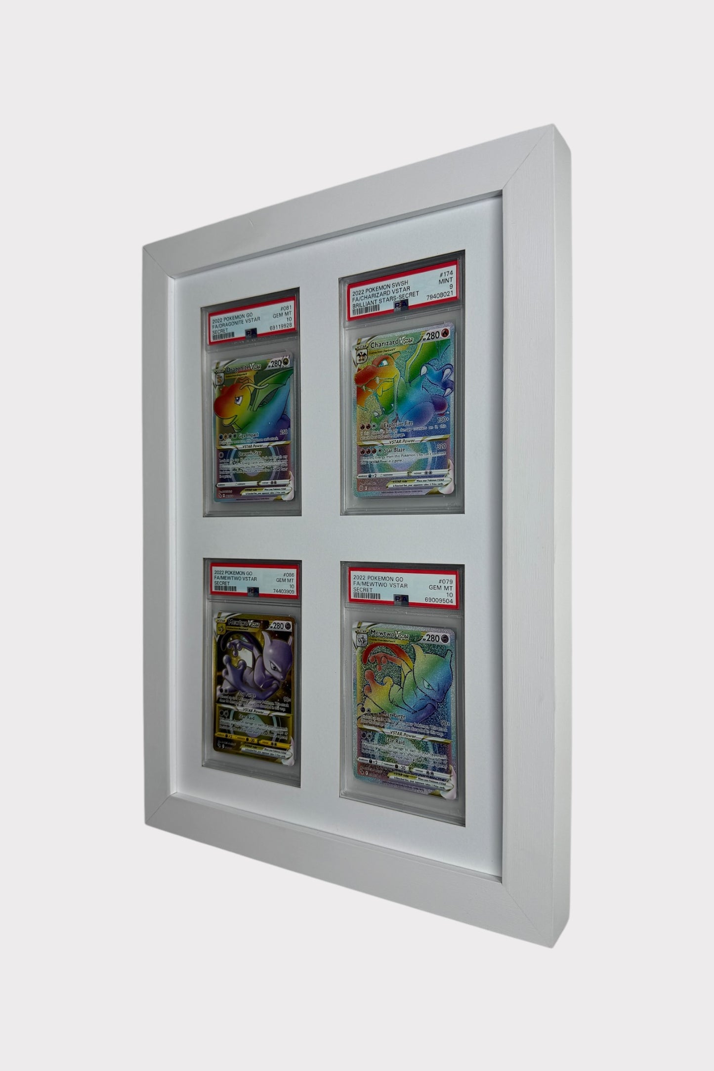 4 Grid PSA/CGC WHITE Wall Frame