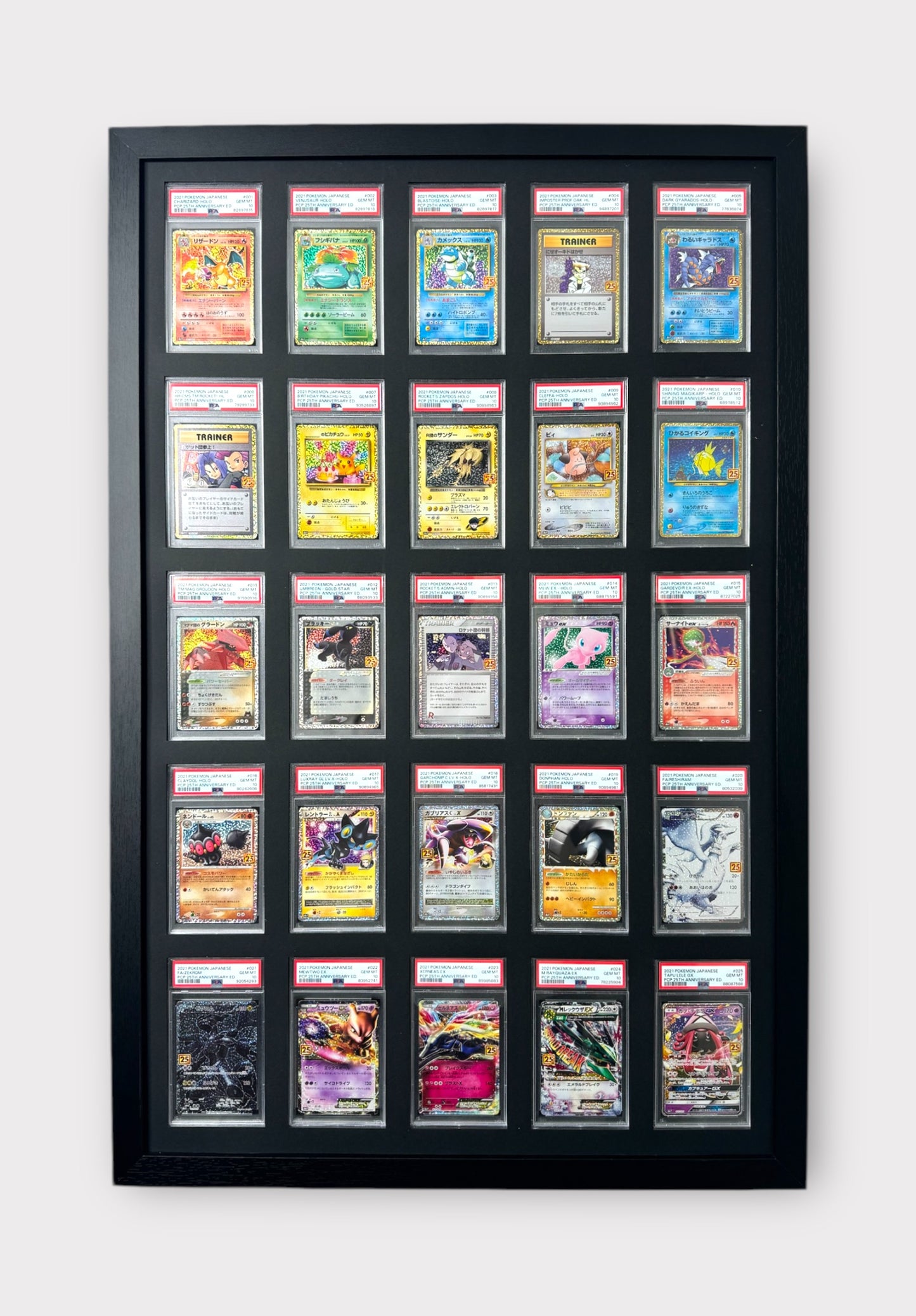 Sold Out - PRE ORDER: 25 Grid PSA/CGC Wall Frame