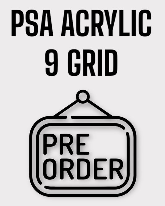 PRE ORDER: 9 Grid PSA/CGC Acrylic Wall Frame with UV Protection